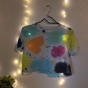Tie dye crop top